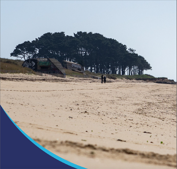 Site de Locmariaquer plage de St Pierre.
